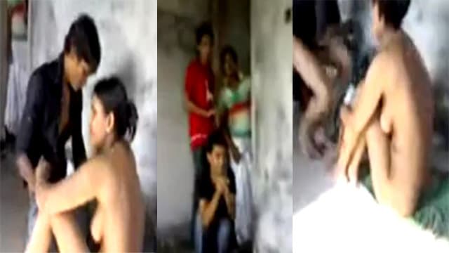 Couple Caught In Force Group Sex – Caught Xxx Video